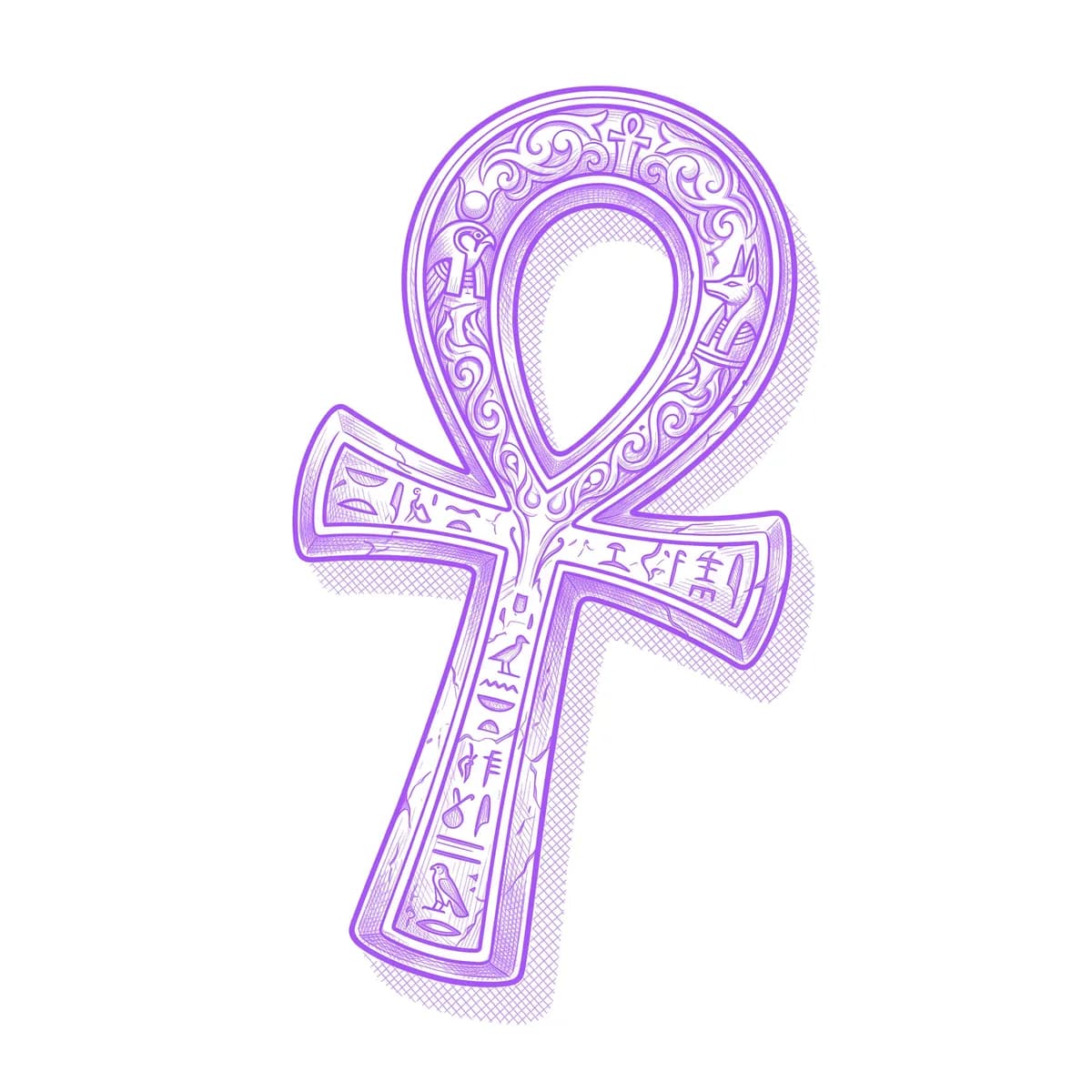 Ankh Stencil