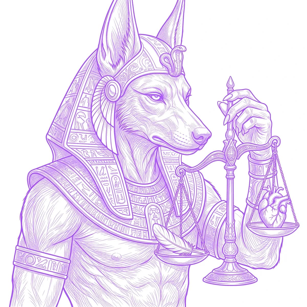 Anubis Schablone
