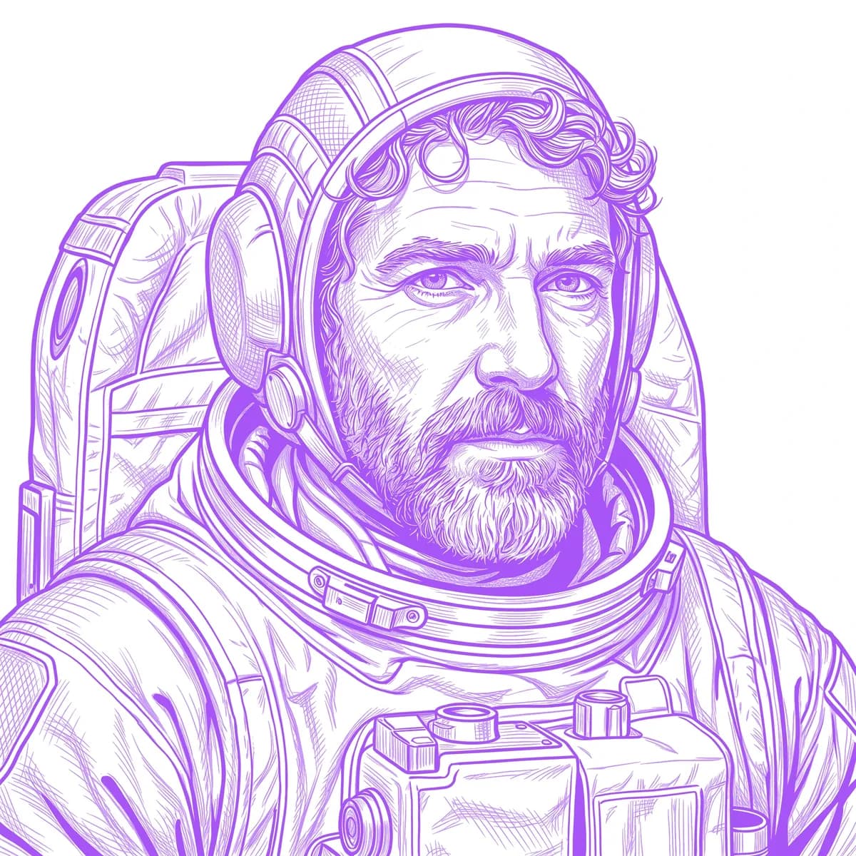 Astronauta Estêncil