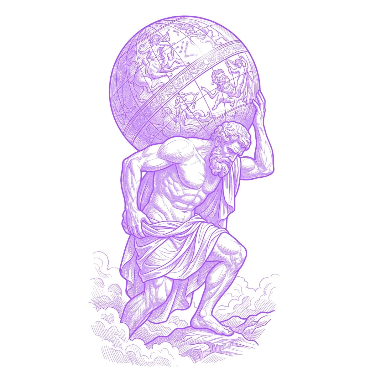 Atlas Schablone