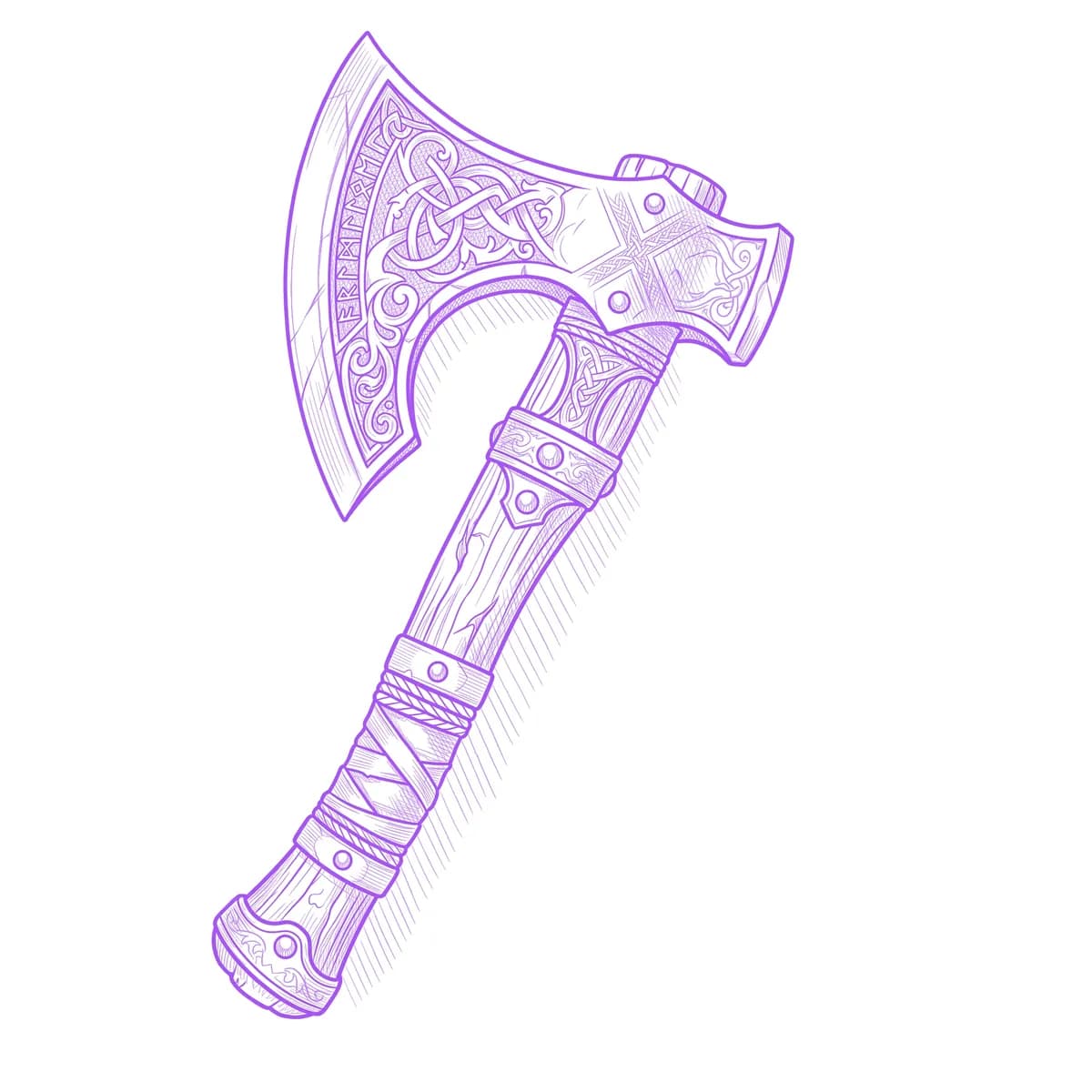 Axe Stencil