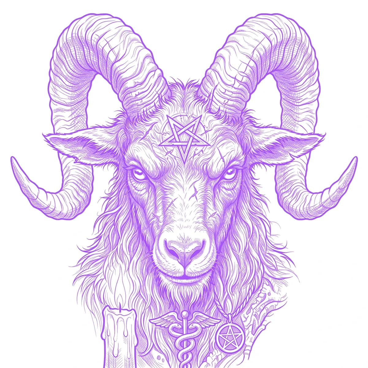 Baphomet Plantilla