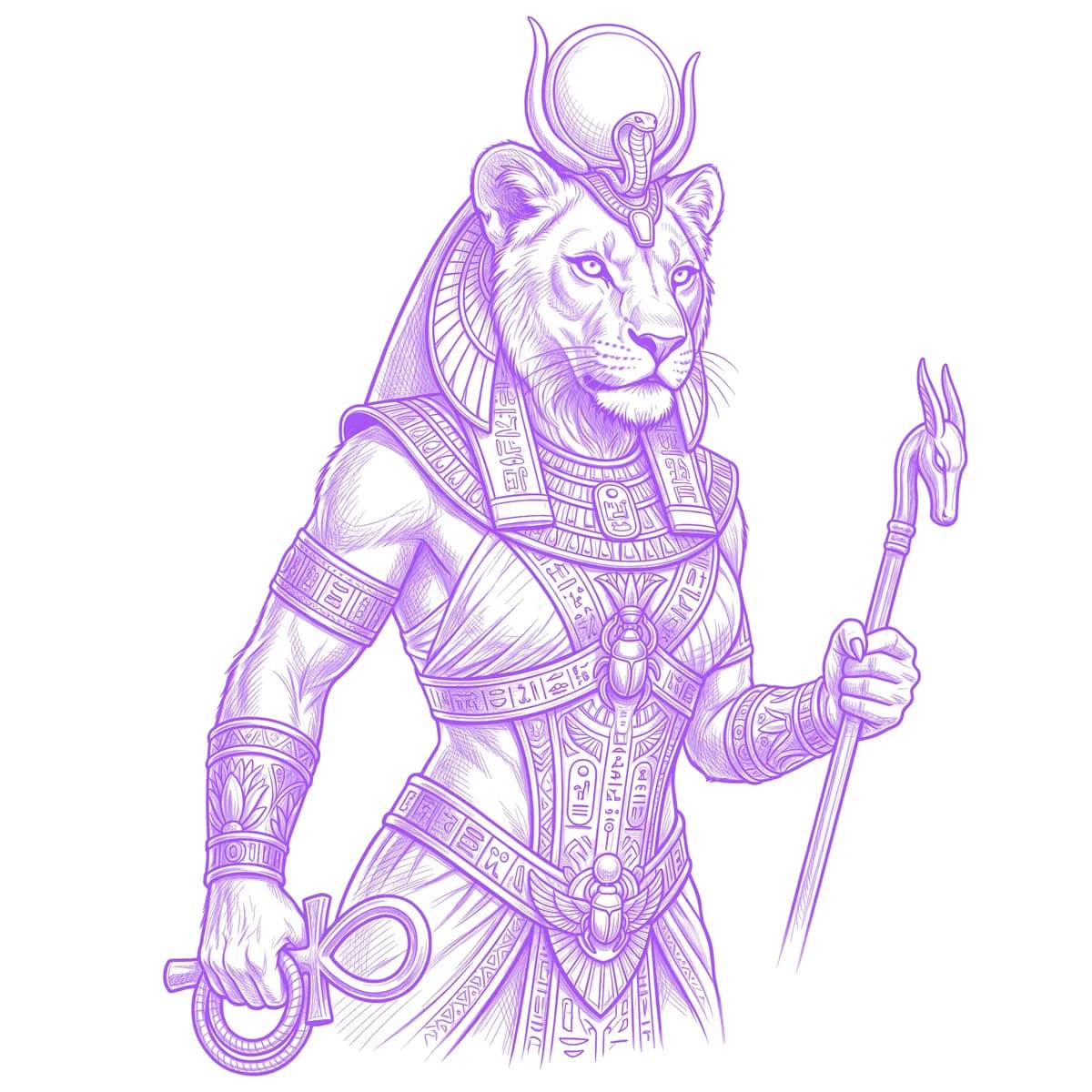 Bastet Stencil
