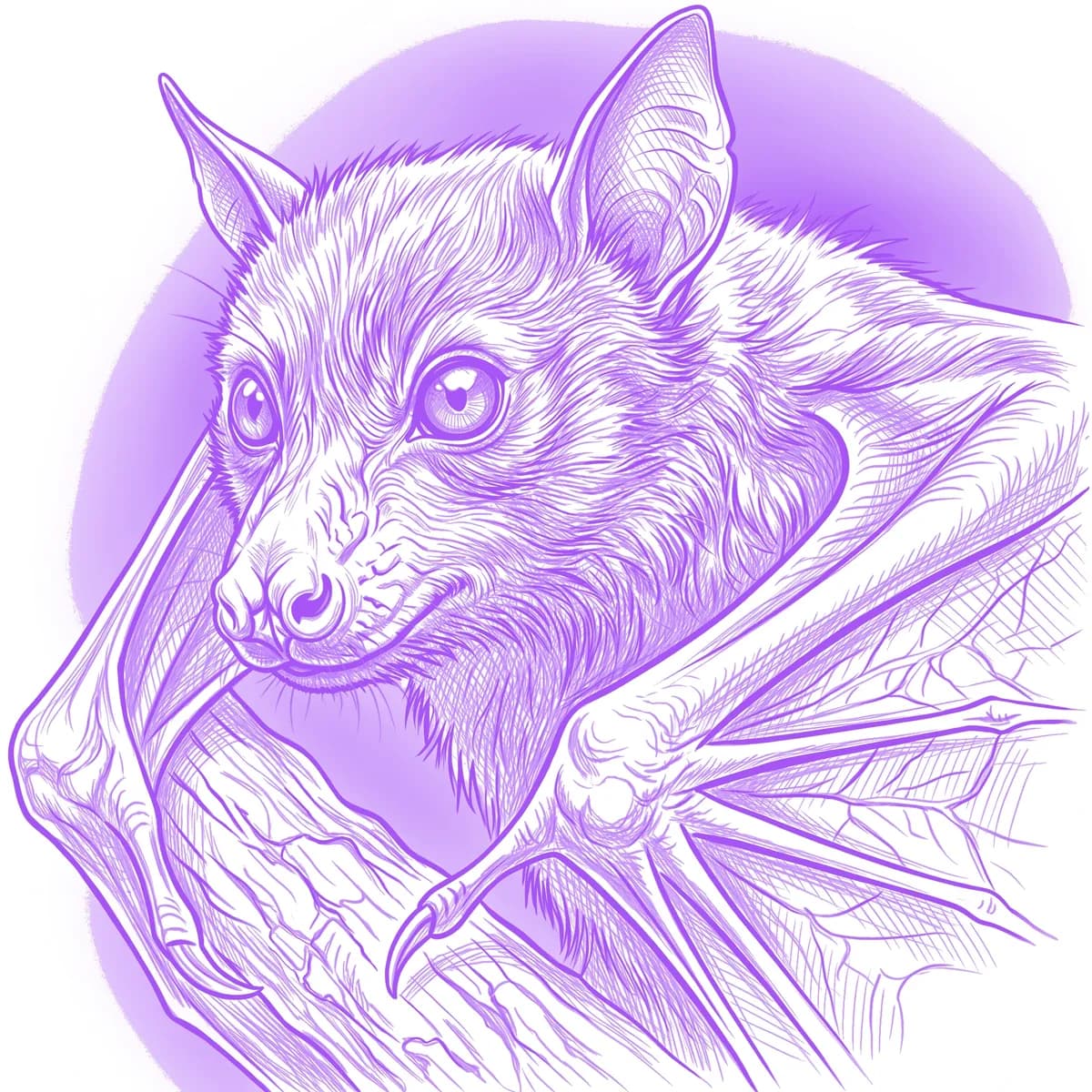 Pipistrello Stencil