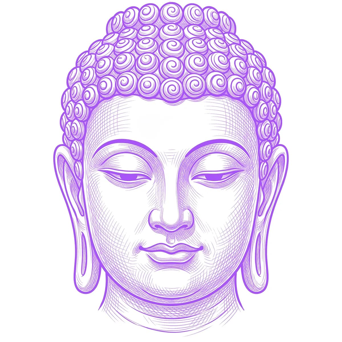 Buddha Schablone