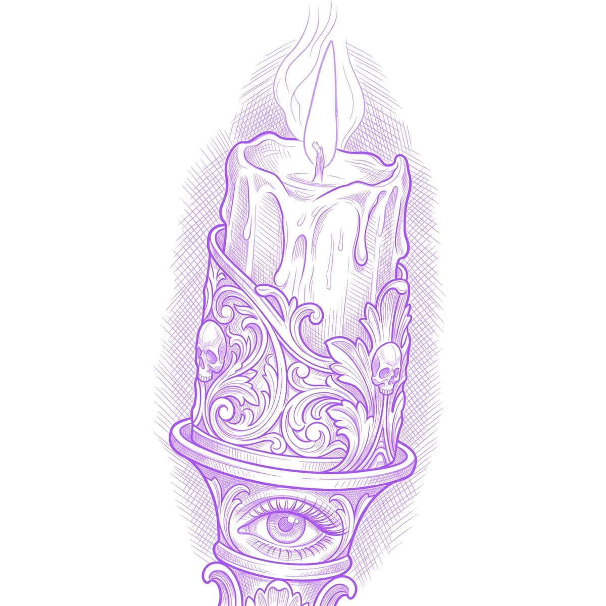 Candle Stencil