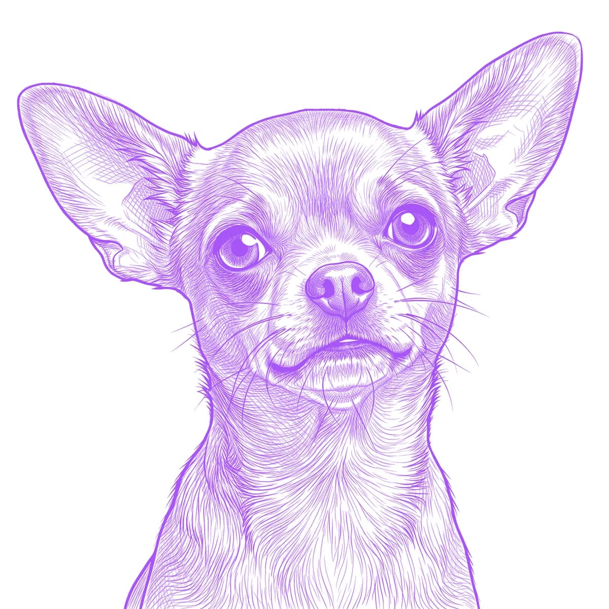 Chihuahua Tattoo Stencil
