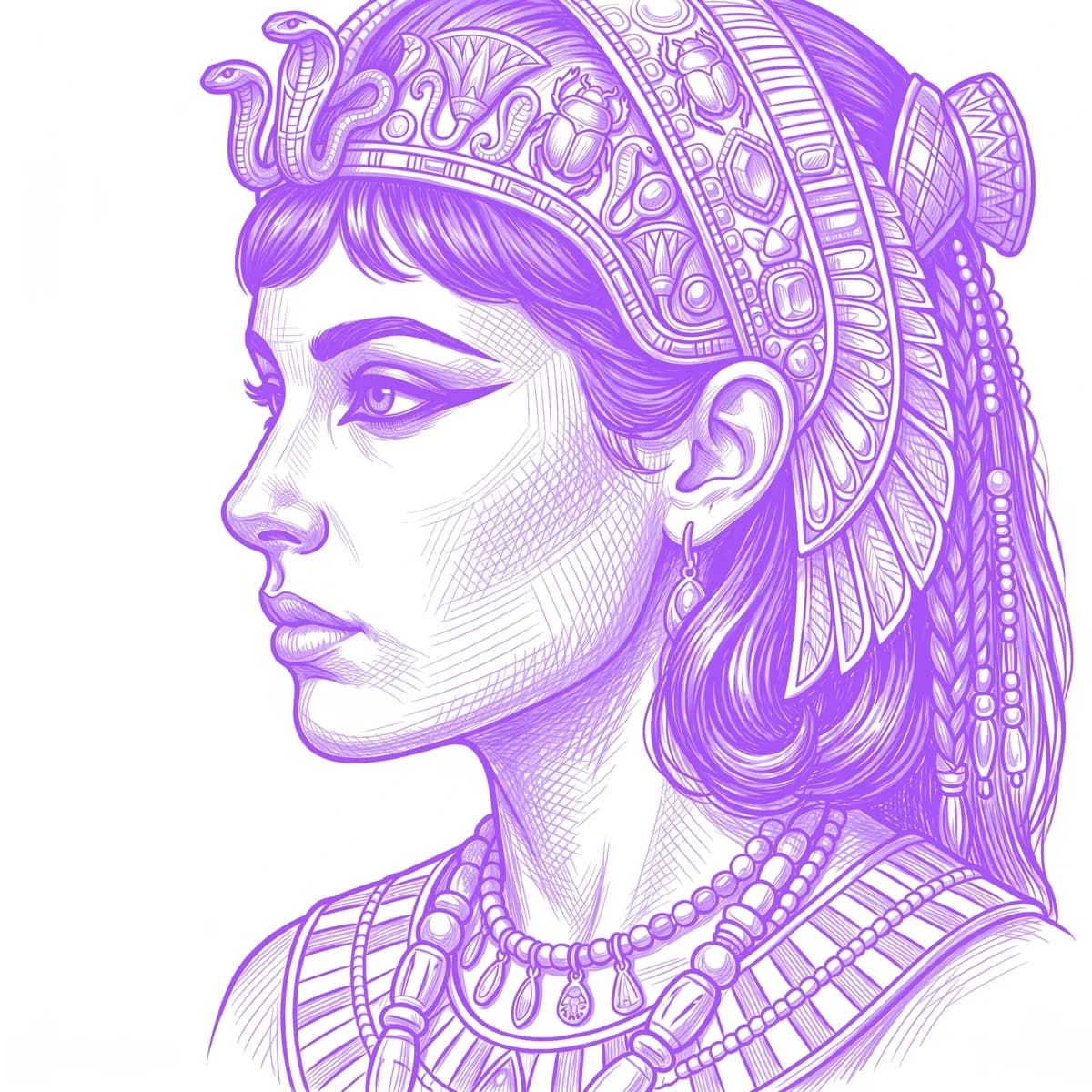 Cleopatra Stencil