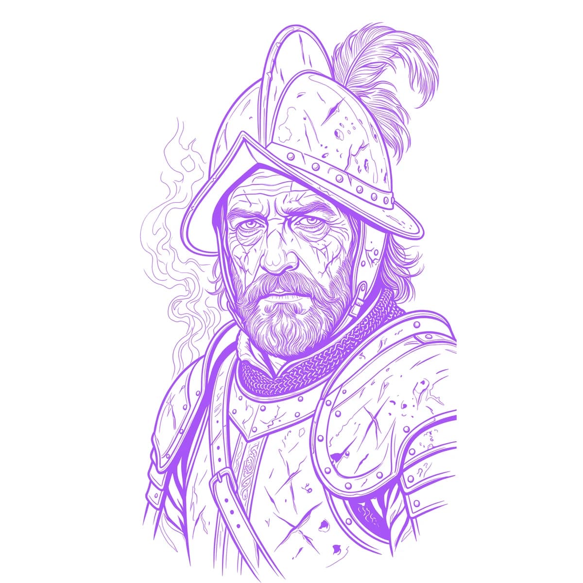 Conquistador Stencil
