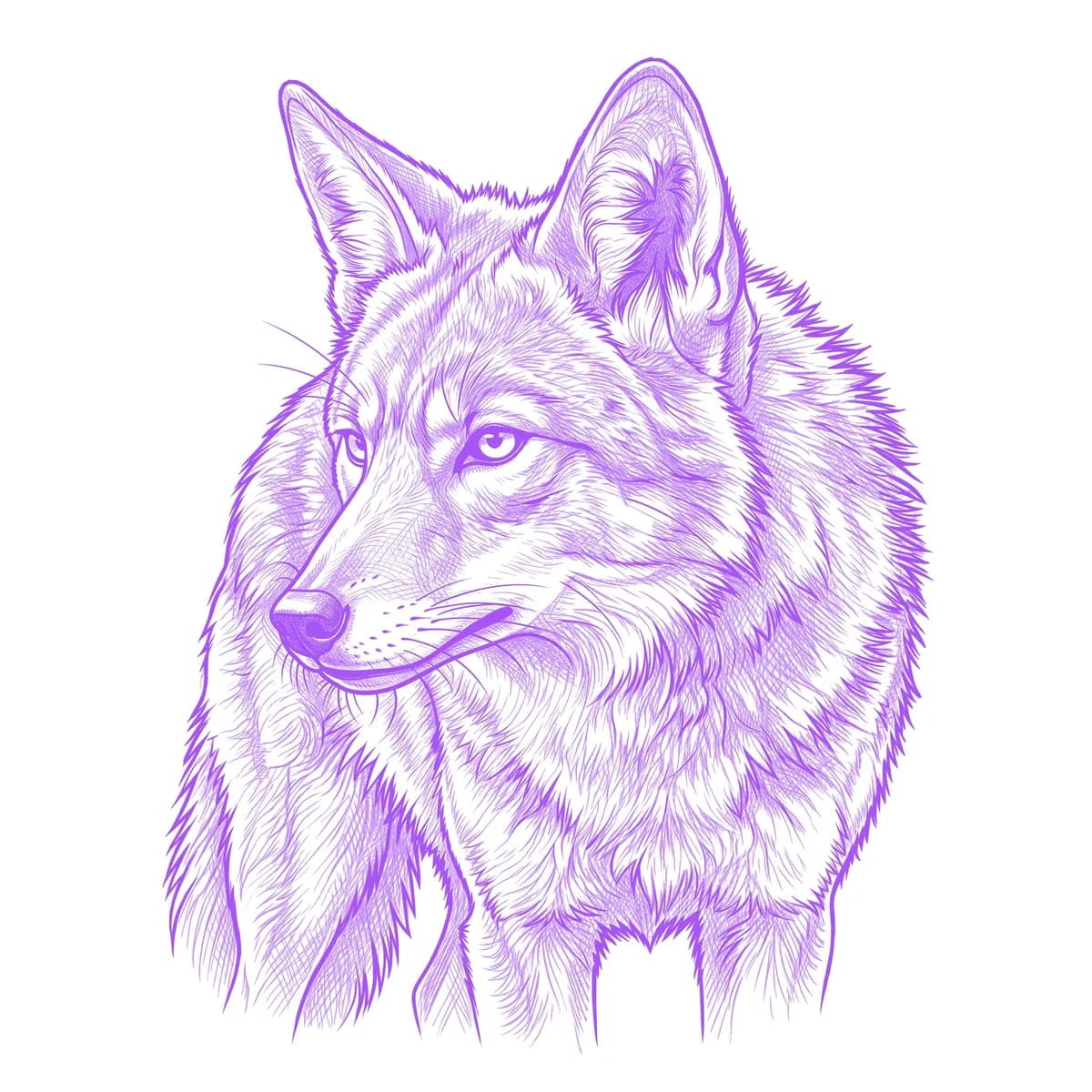 Coyote Stencil