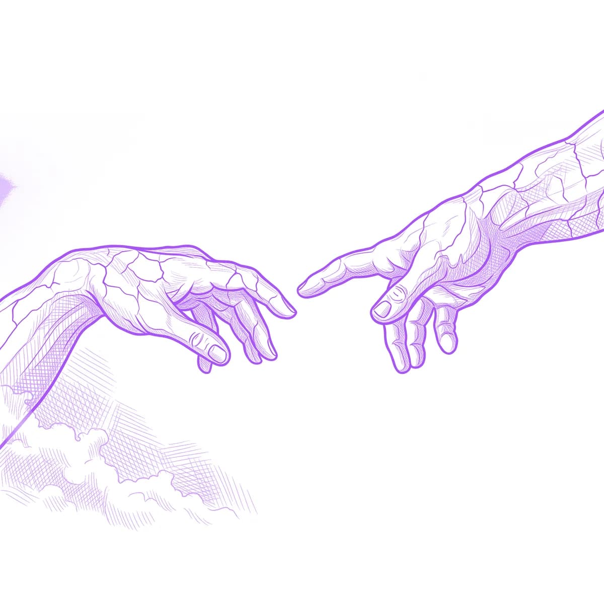 Creation of Adam Tattoo Stencil