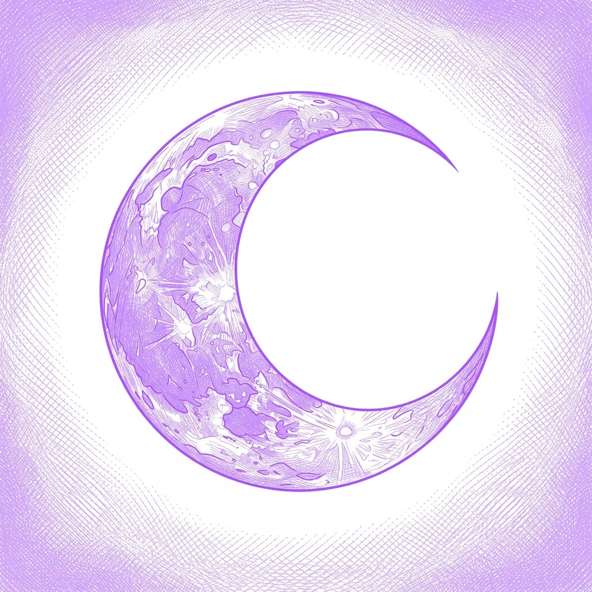 Crescent Moon Stencil