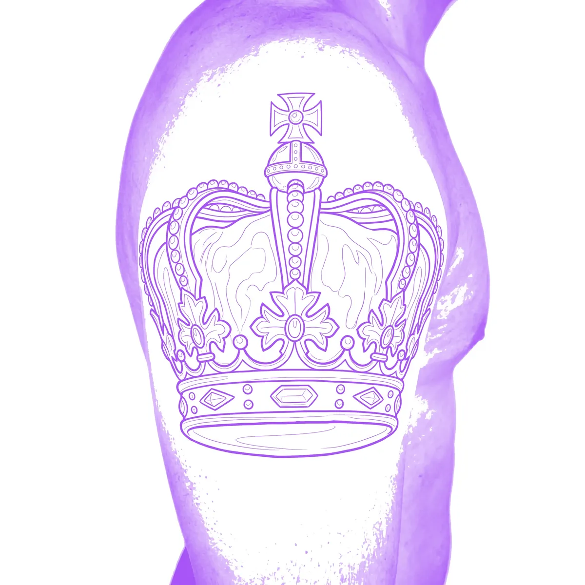 Crown Stencil