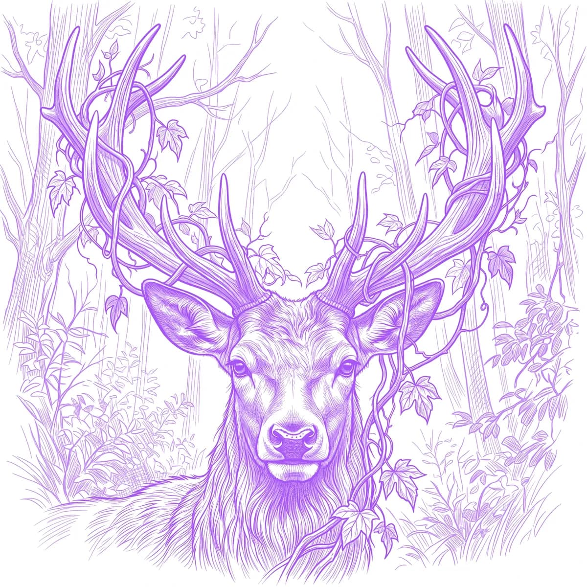 Deer Stencil