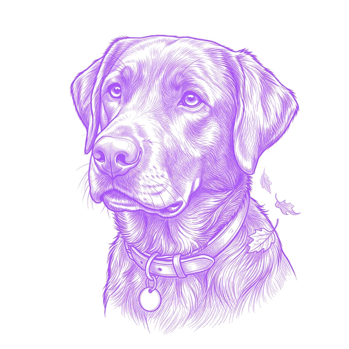 Dog Tattoo Stencil