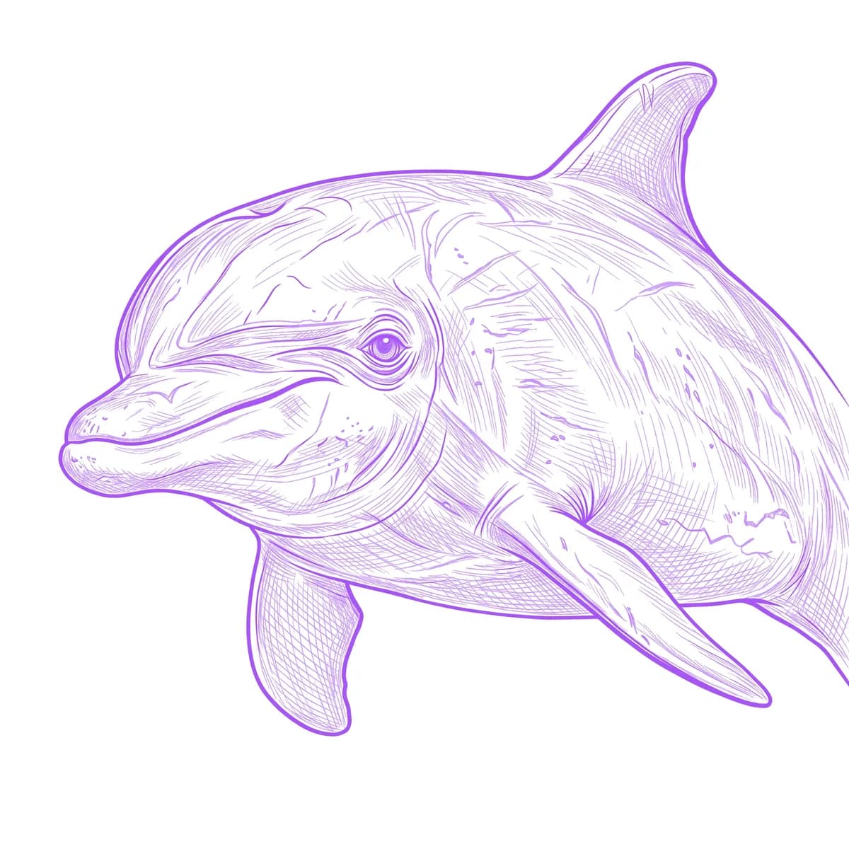 Delfin Schablone