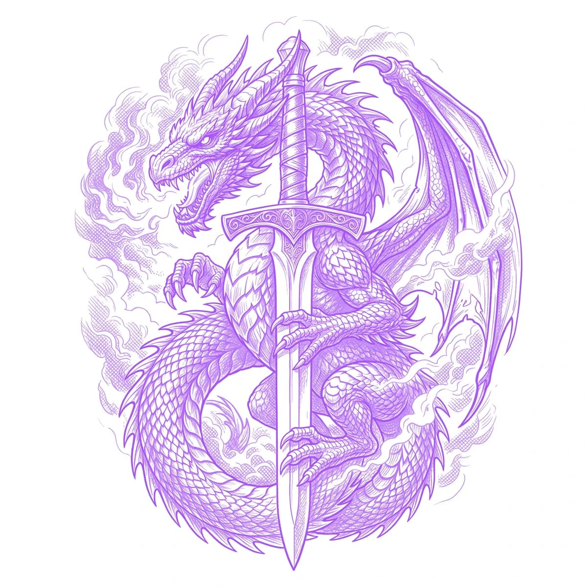 Dragon Stencil