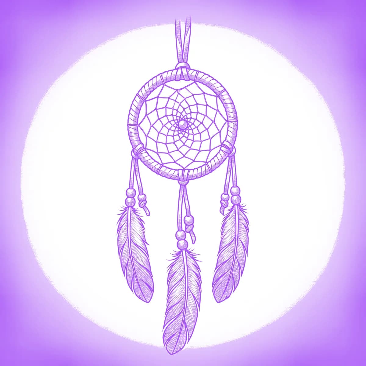 Dreamcatcher Tattoo Stencil