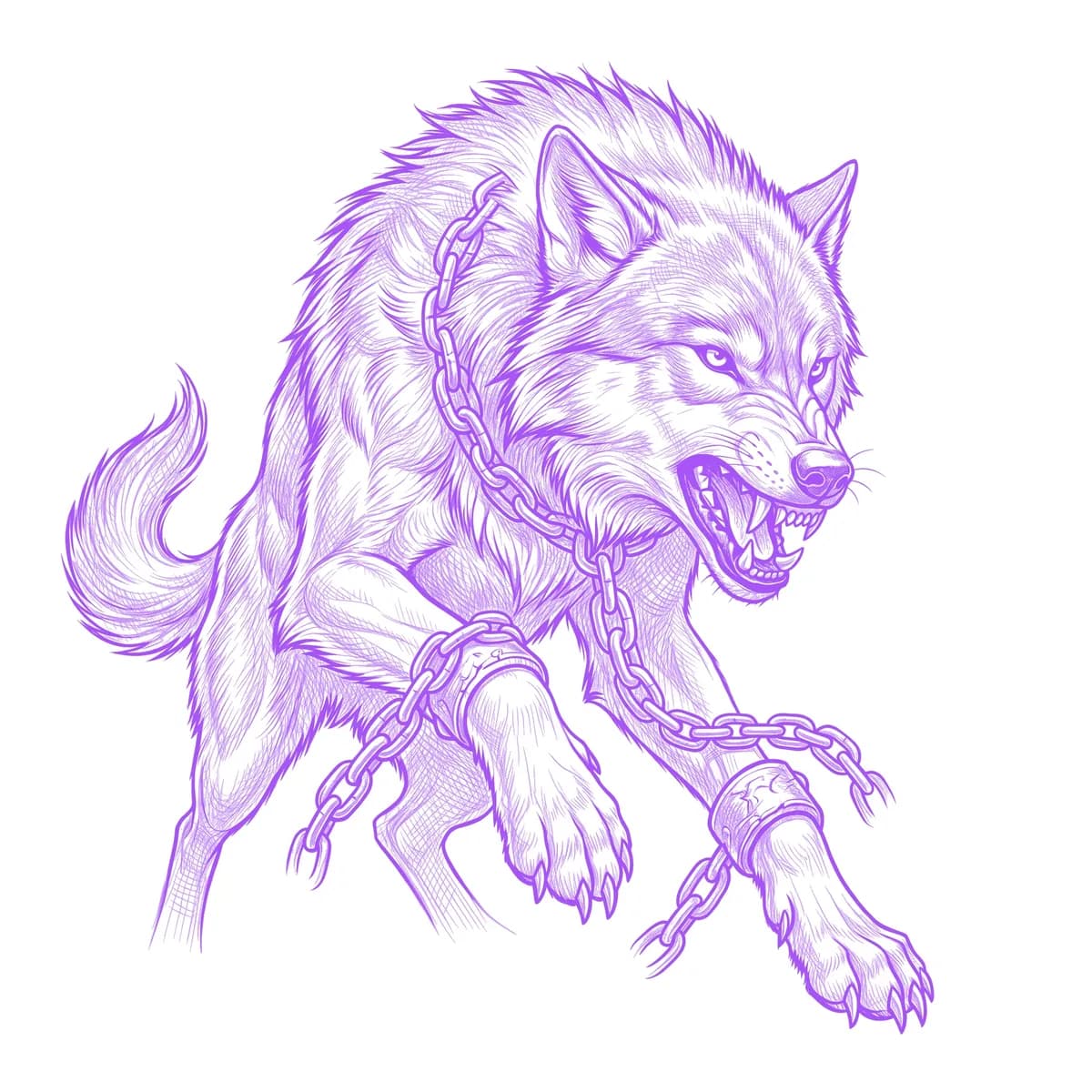 Fenrir Stencil