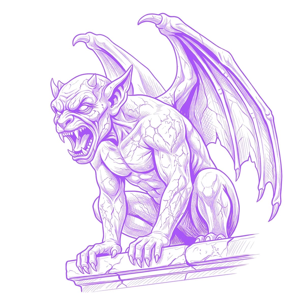 Gargoyle Stencil