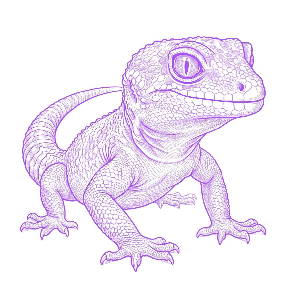 Gecko Schablone