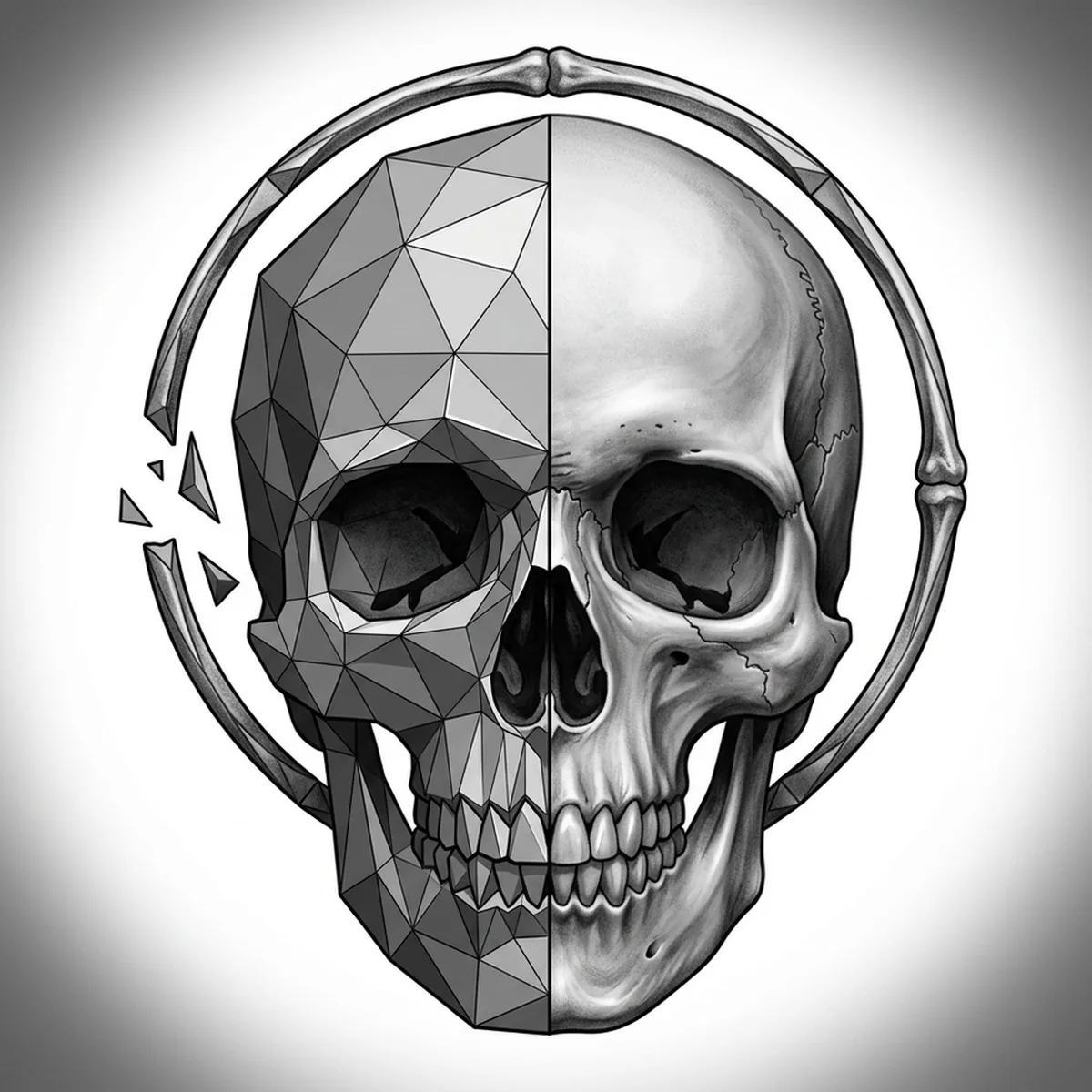 Geometric Skull — Reference