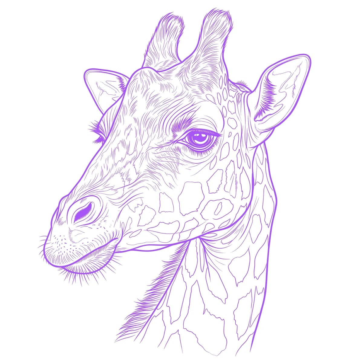 Giraffe Stencil