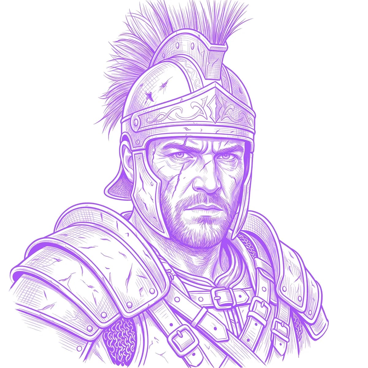 Gladiator Stencil
