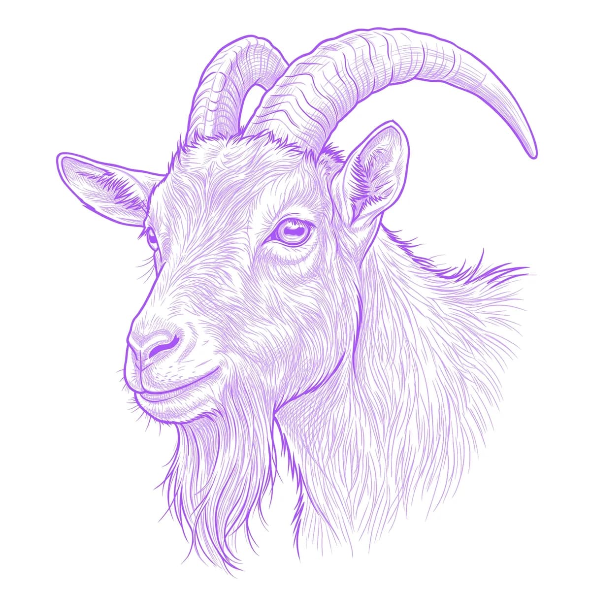 Goat Stencil