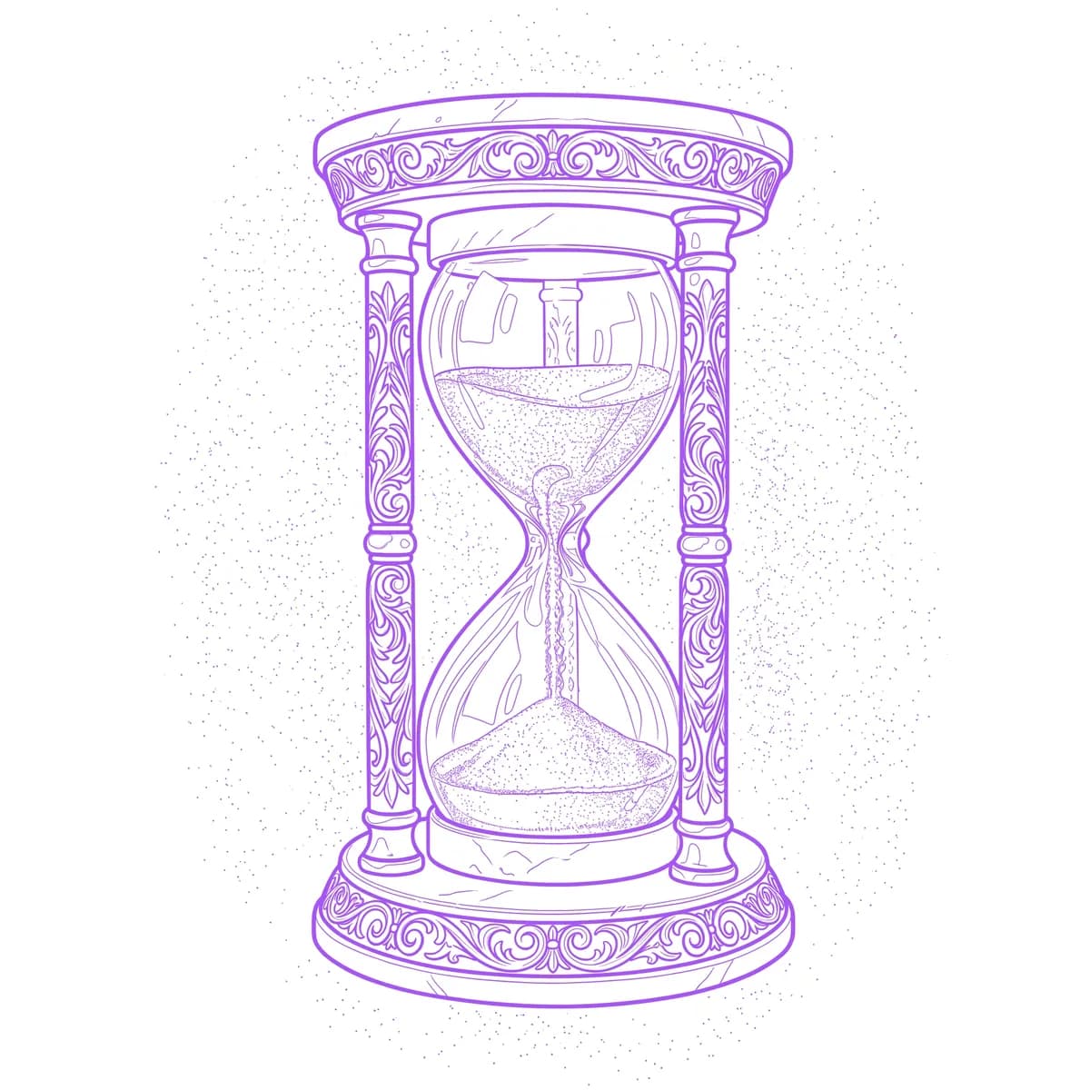 Hourglass Stencil