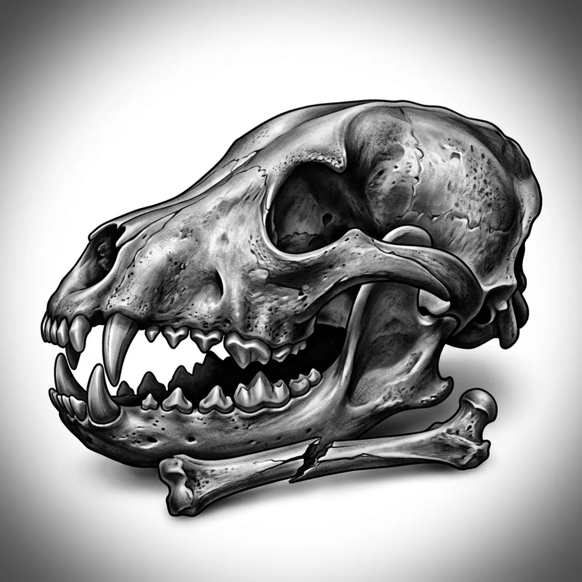 Hyena Skull — Reference