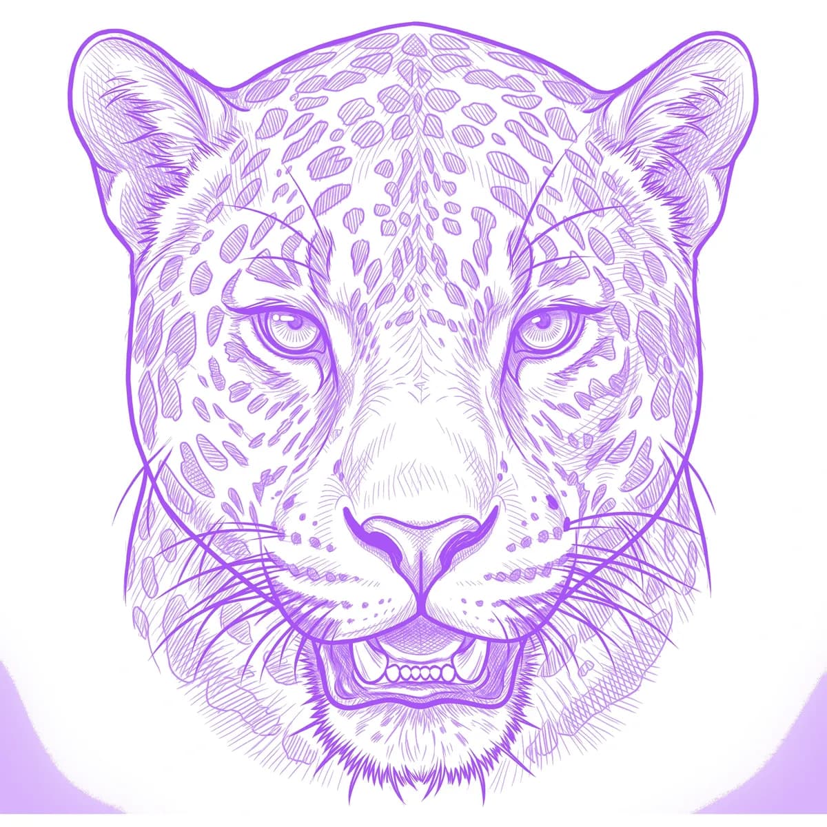Jaguar Stencil