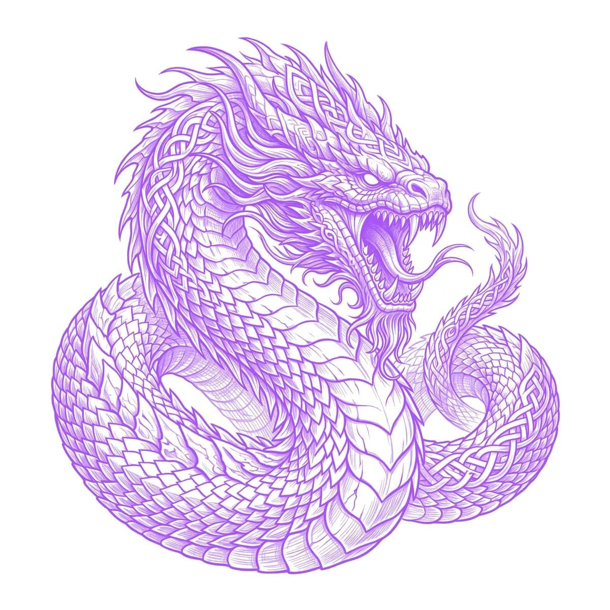 Jörmungandr Pochoir