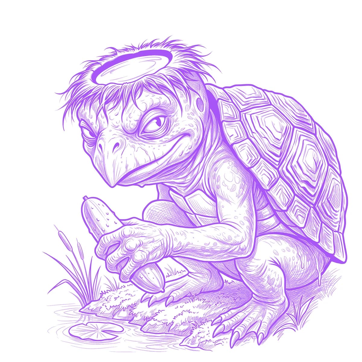 Kappa Tattoo Stencil
