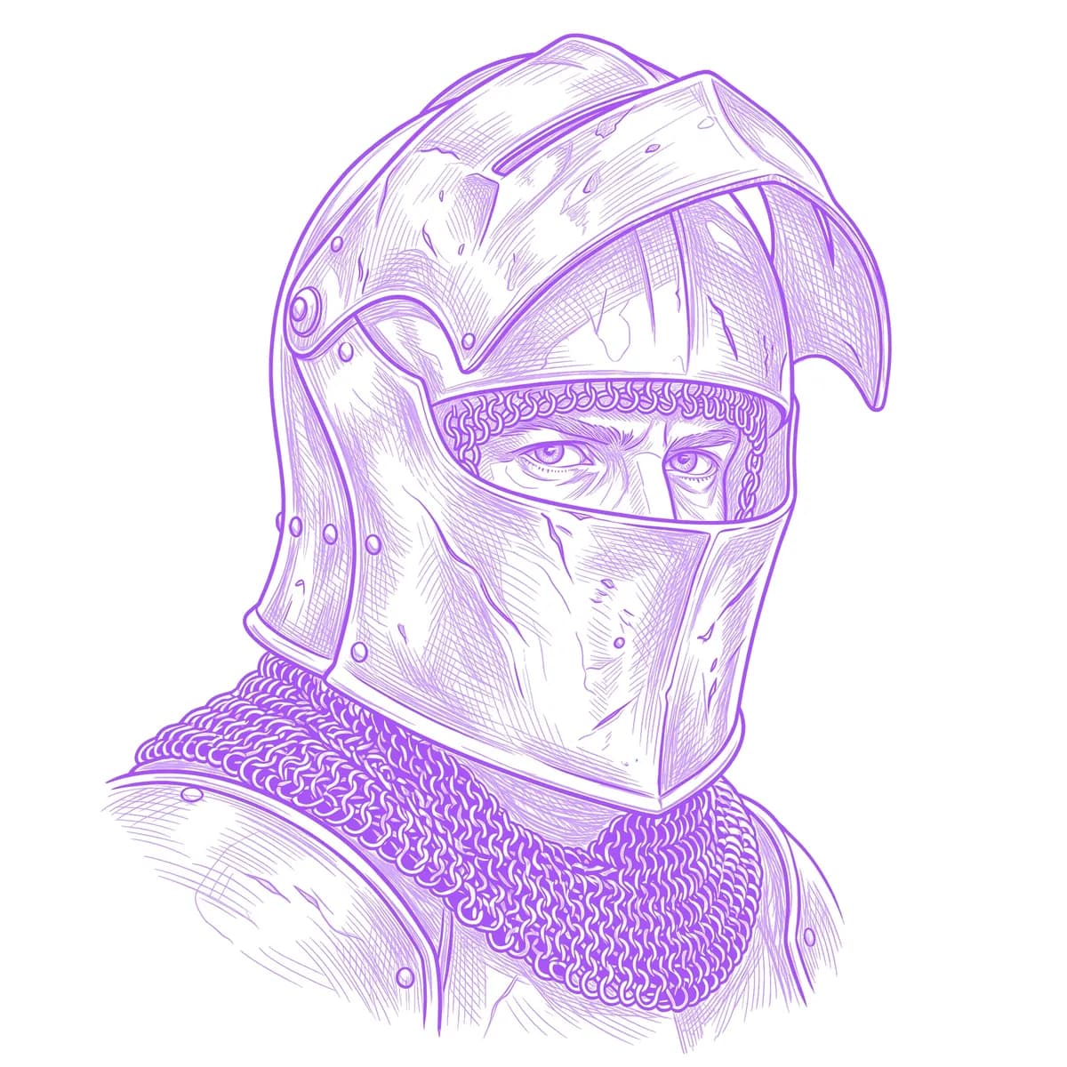Knight Stencil