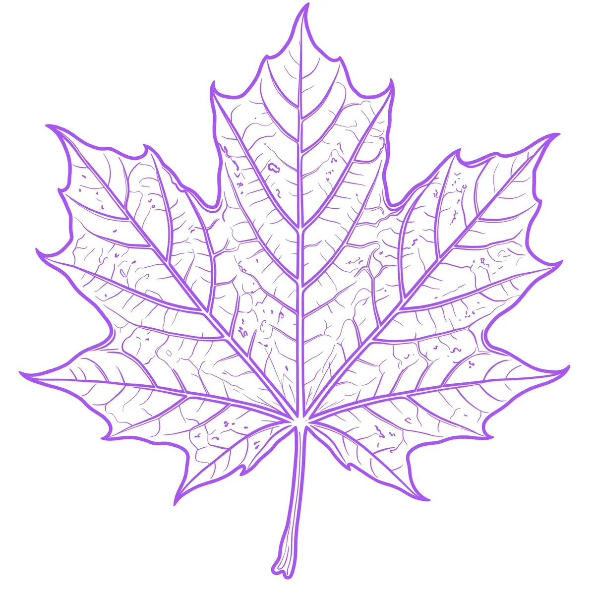 Maple Leaf Stencil