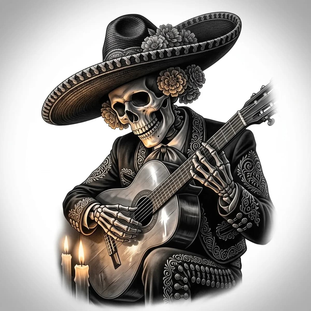Mariachi Skeleton — Reference