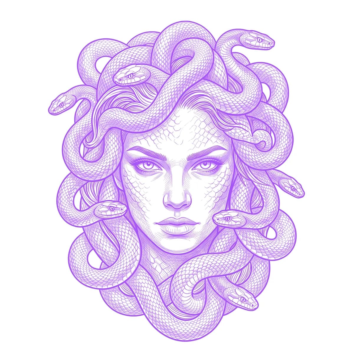 Medusa Plantilla