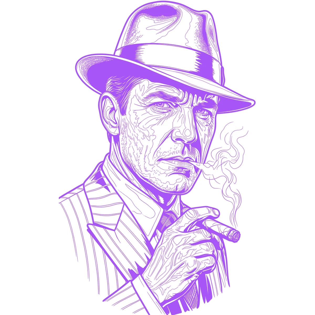 Mobster Stencil