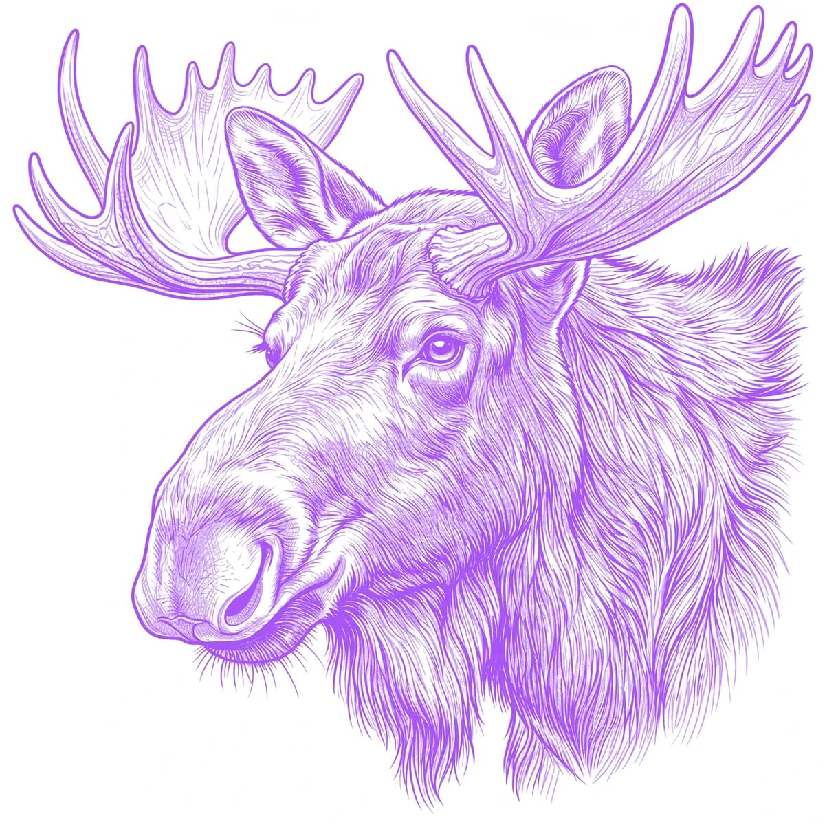 Moose Stencil