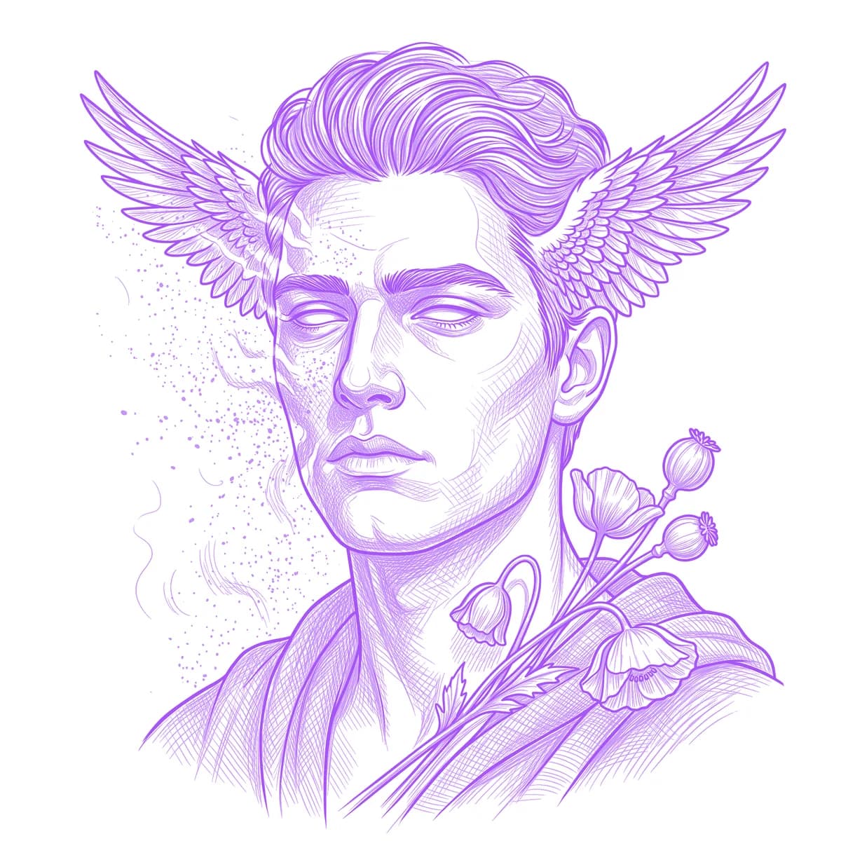 Morpheus Tattoo Stencil