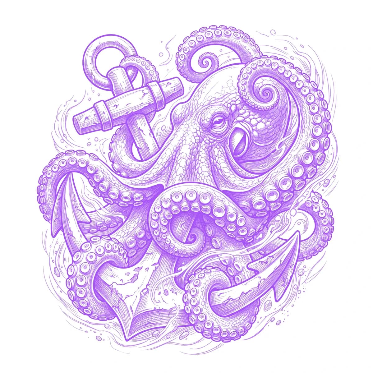 Pulpo Plantilla