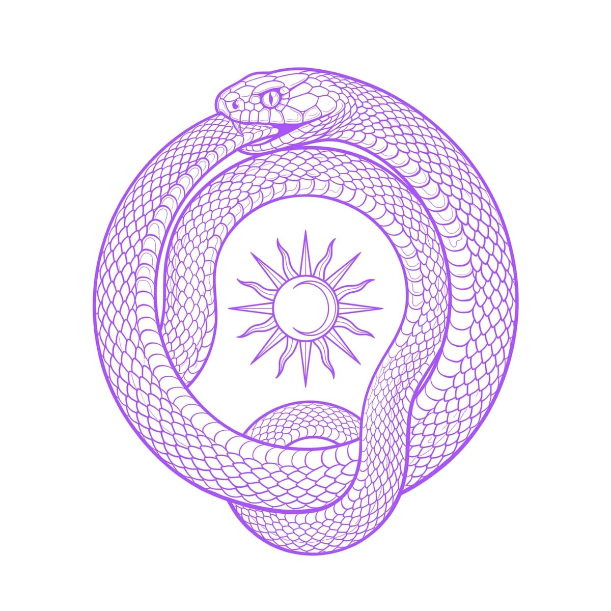 Ouroboros Schablone