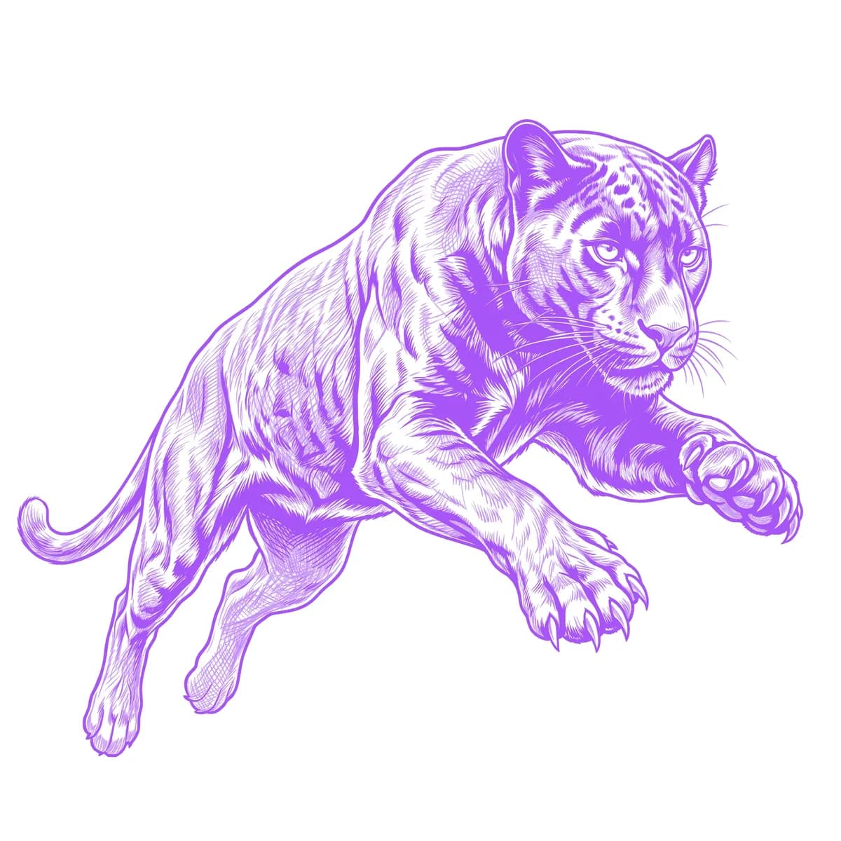 Panther Stencil