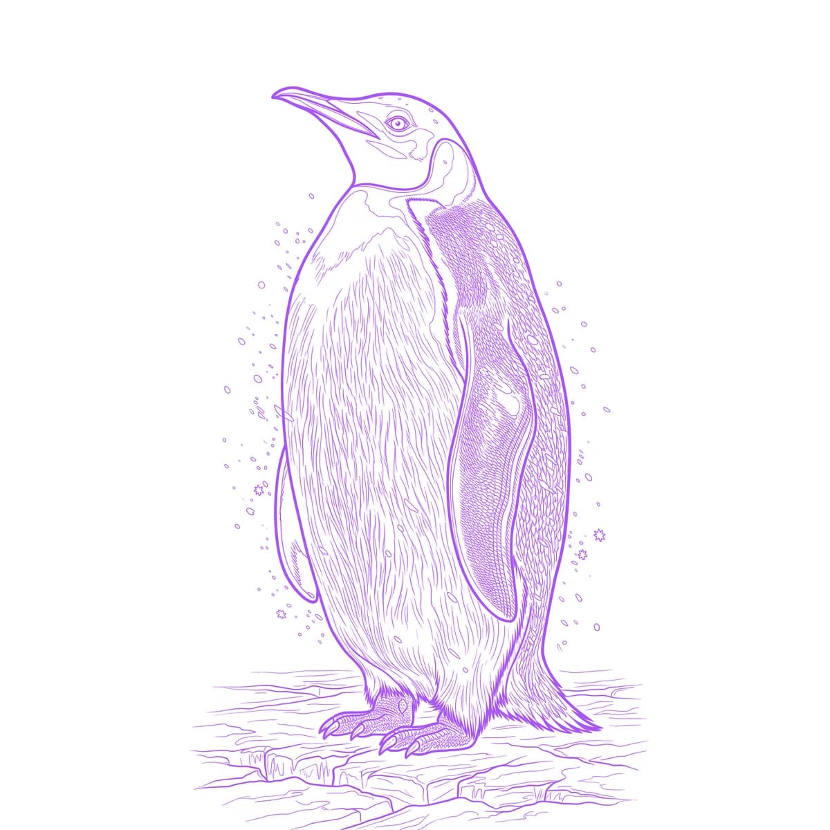 Pinguino Stencil