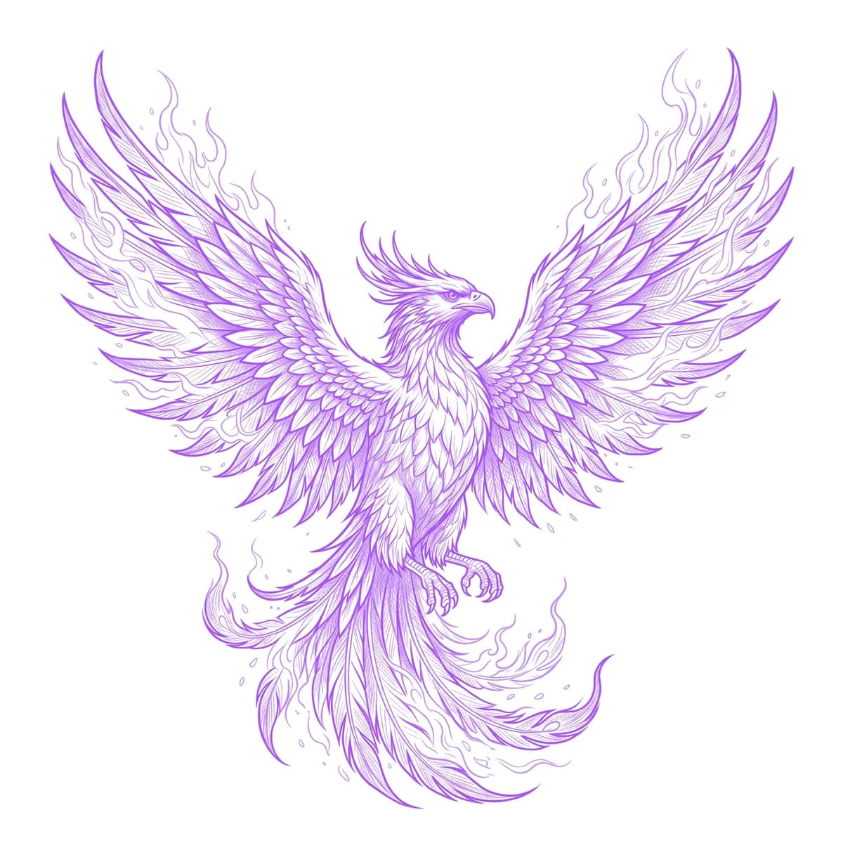 Phoenix Stencil