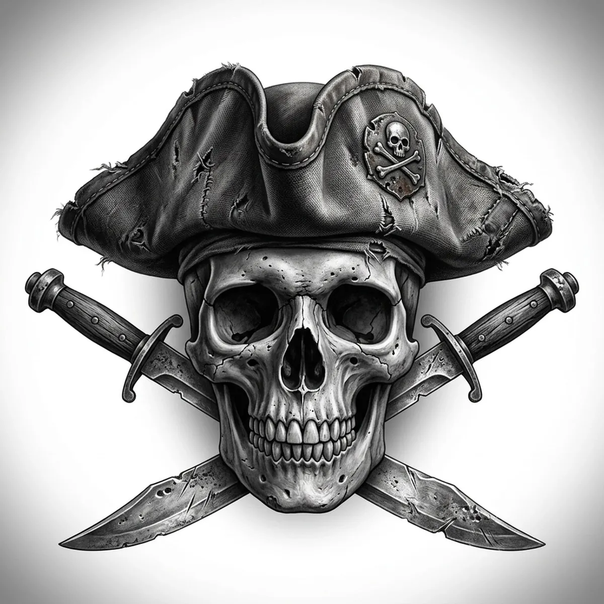 Caveira Pirata Referência