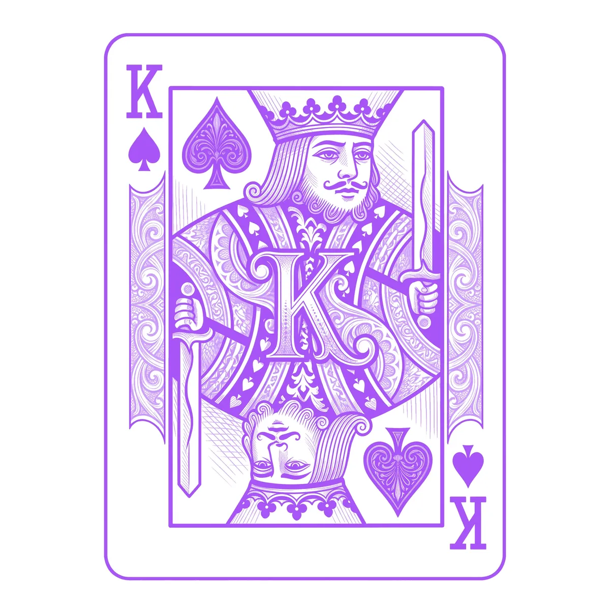 Carta de Póker Plantilla