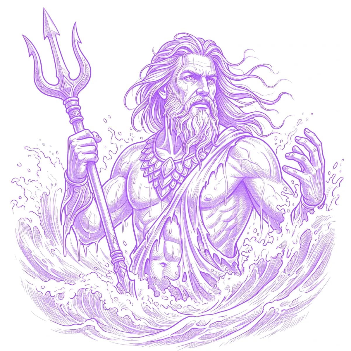 Poseidon Stencil