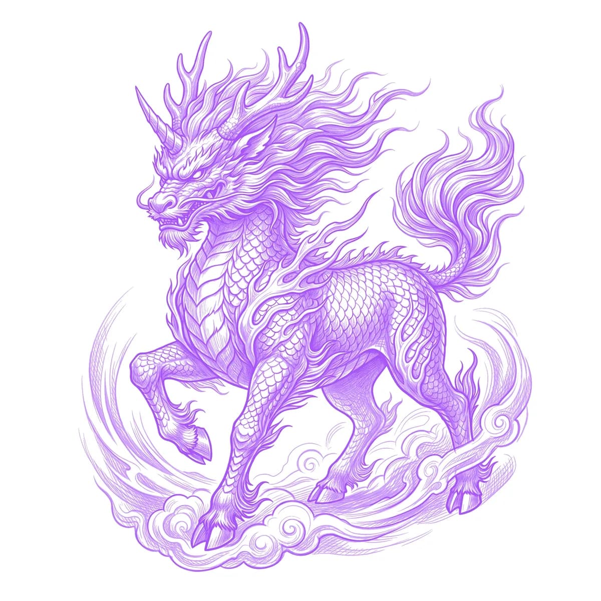 Qilin Stencil